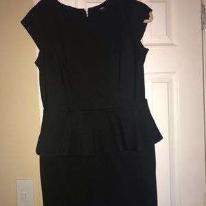 Black Peplum Dress